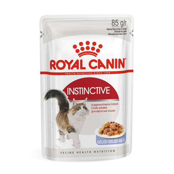 پوچ اینستینکتیو ژله گربه رویال کنین (Royal Canin Instinctive jelly Cat Pouch) وزن 85 گرم