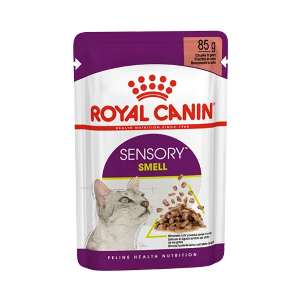 پوچ گربه رویال کنین سنسوری اسمل (Royal Canin Sensory Smell Cat Pouch) وزن 85 گرم