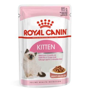 پوچ بچه گربه رویال کنین کیتن گروی (Royal Canin Kitten Gravy Pouch) وزن 85 گرم