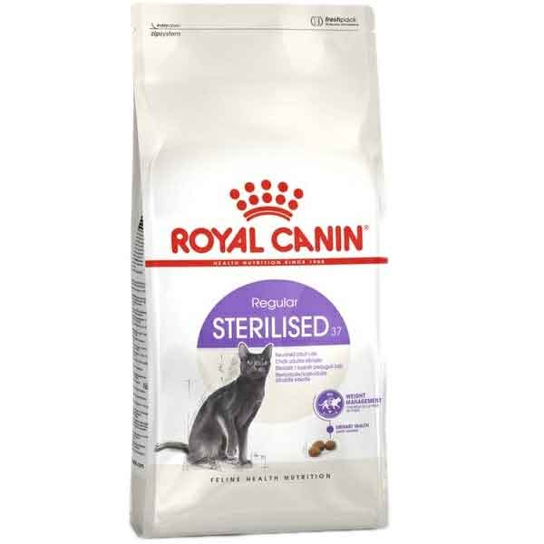 غذای خشک گربه بالغ رویال کنین عقیم شده استرلایزد (Royal Canin Sterilised dry cat food) وزن 2 کیلوگرم