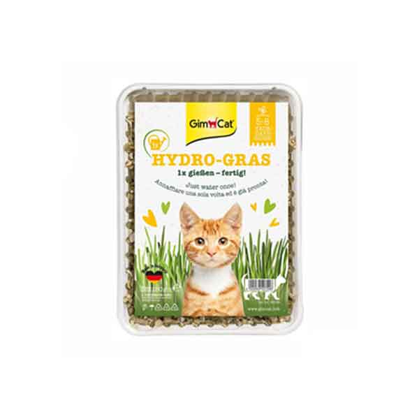 بذر علف گربه جیم کت با رایحه علفزار (GimCat Hydro Grass) وزن 150 گرم