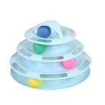 اسباب بازی گربه برج طبقاتی ریلی با توپ (Turntable Track Layers Tower with Ball) کد:1268