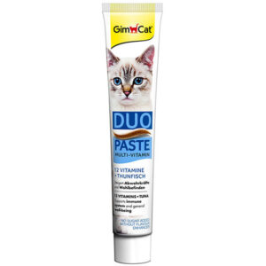 خمیر مولتی ویتامین گربه جیم کت با طعم ماهی تن (Gimcat Duo Paste Multi Vitamin) وزن ۵۰ گرم