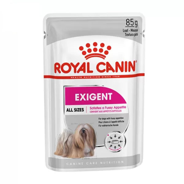 پوچ سگ رویال کنین مینی اگزیجنت (Royal Canin Mini Exigent Wet Food) وزن 85 گرم