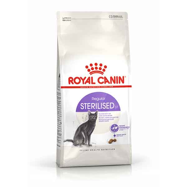 غذای خشک گربه بالغ رویال کنین عقیم شده استرلایزد (Royal Canin Sterilised dry cat food) وزن 400 گرم
