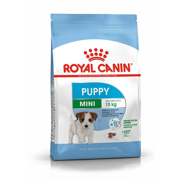 غذای خشک توله سگ مینی پاپی (Royal canin mini puppy dry food) وزن 2 کیلوگرم