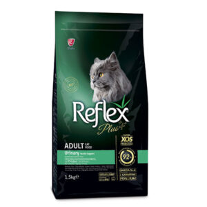 غذای خشک گربه بالغ رفلکس پلاس یورینری با طعم مرغ (Reflex Plus Urinary Adult Cat Food with Chicken) وزن 1.5 کیلوگرم