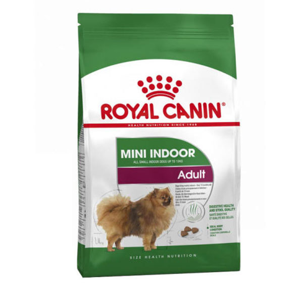 غذای خشک سگ مینی ایندور ادالت (Royal Canin Mini Indoor Adult Dry Dog Food) وزن 1.5 کیلوگرم