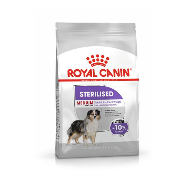غذای خشک سگ رویال کنین مدیوم استرلایزد (Royal Canin medium sterilised dry dog food) وزن 3 کیلوگرم